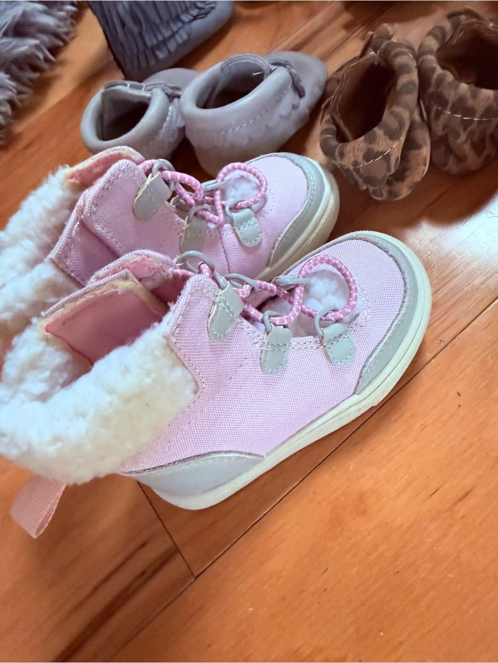 Huge lot (15-20 pairs) of baby girl name brand shoes